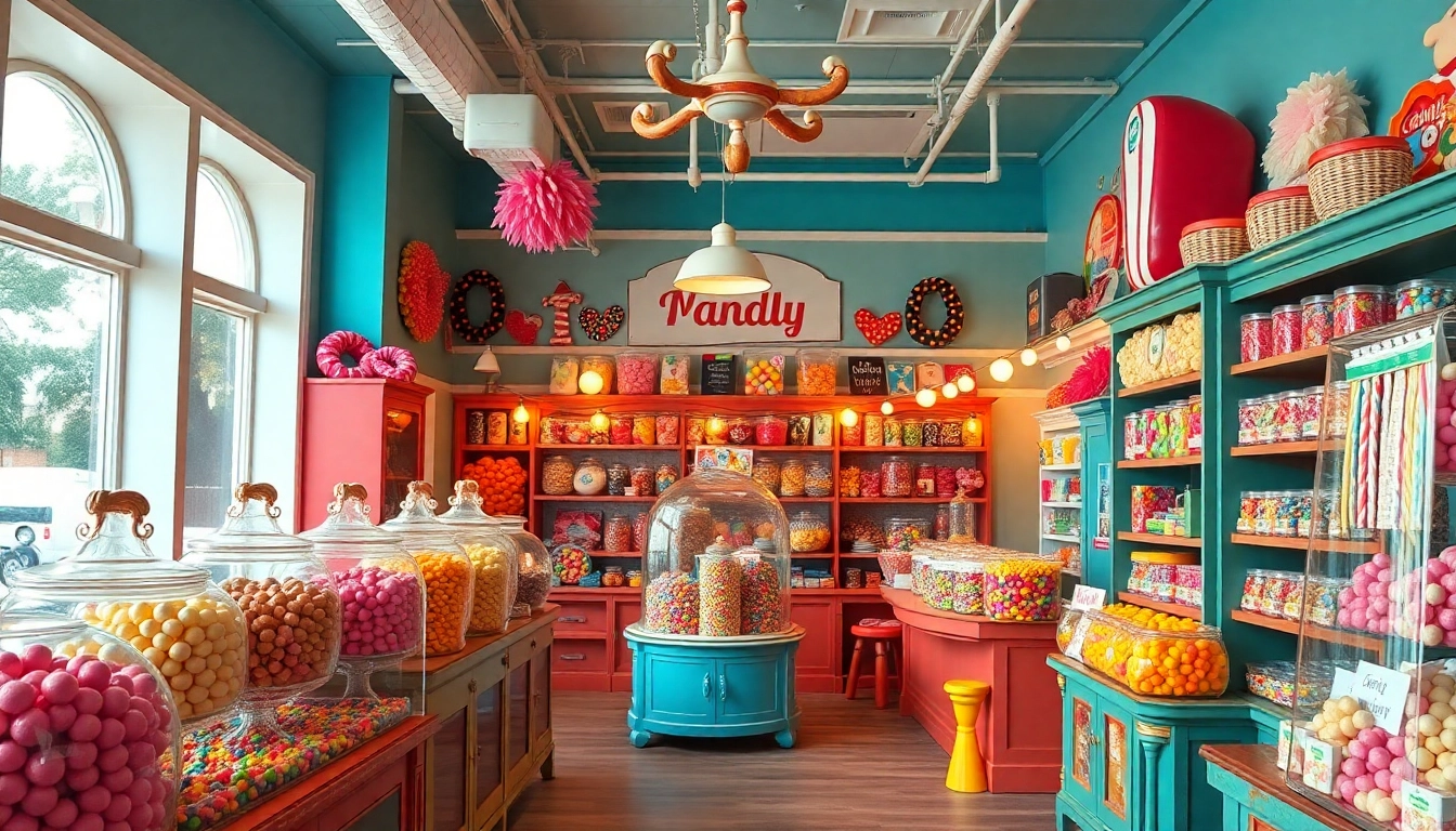 Visit our candy store near me for a delightful variety of colorful candies and treats.