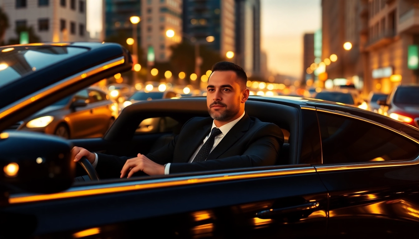 Experience a professional chauffeur service Sao Paulo with an attentive driver in a luxury car.