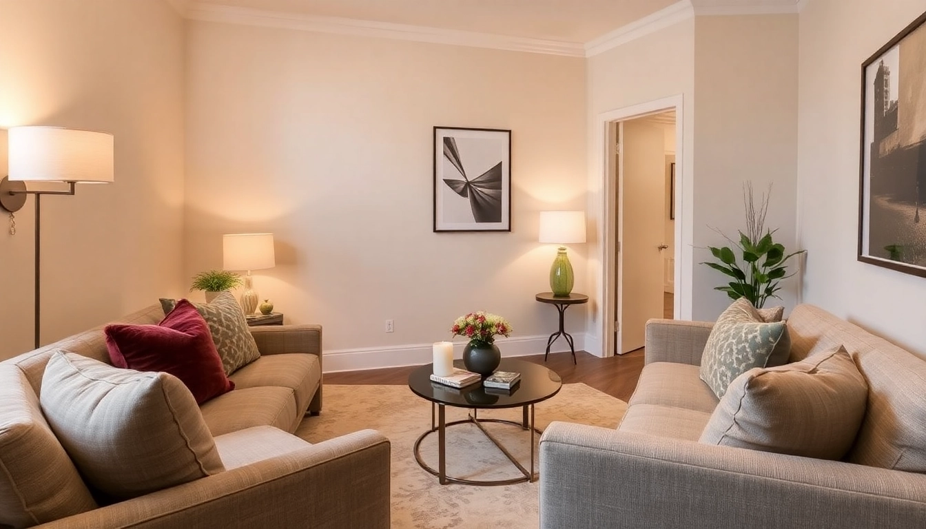 Experience the elegance of Bloomsbury Residences with its inviting interiors and unique decor elements.