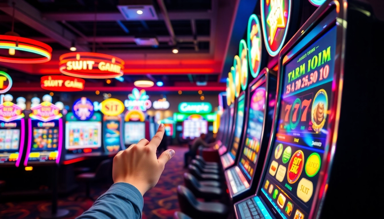 Bermain slot demo di mesin slot yang menarik dan penuh warna.