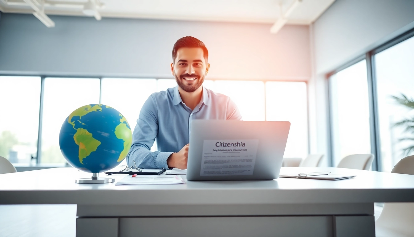 Guide to ciudadania with a professional immigration consultant in a bright office.