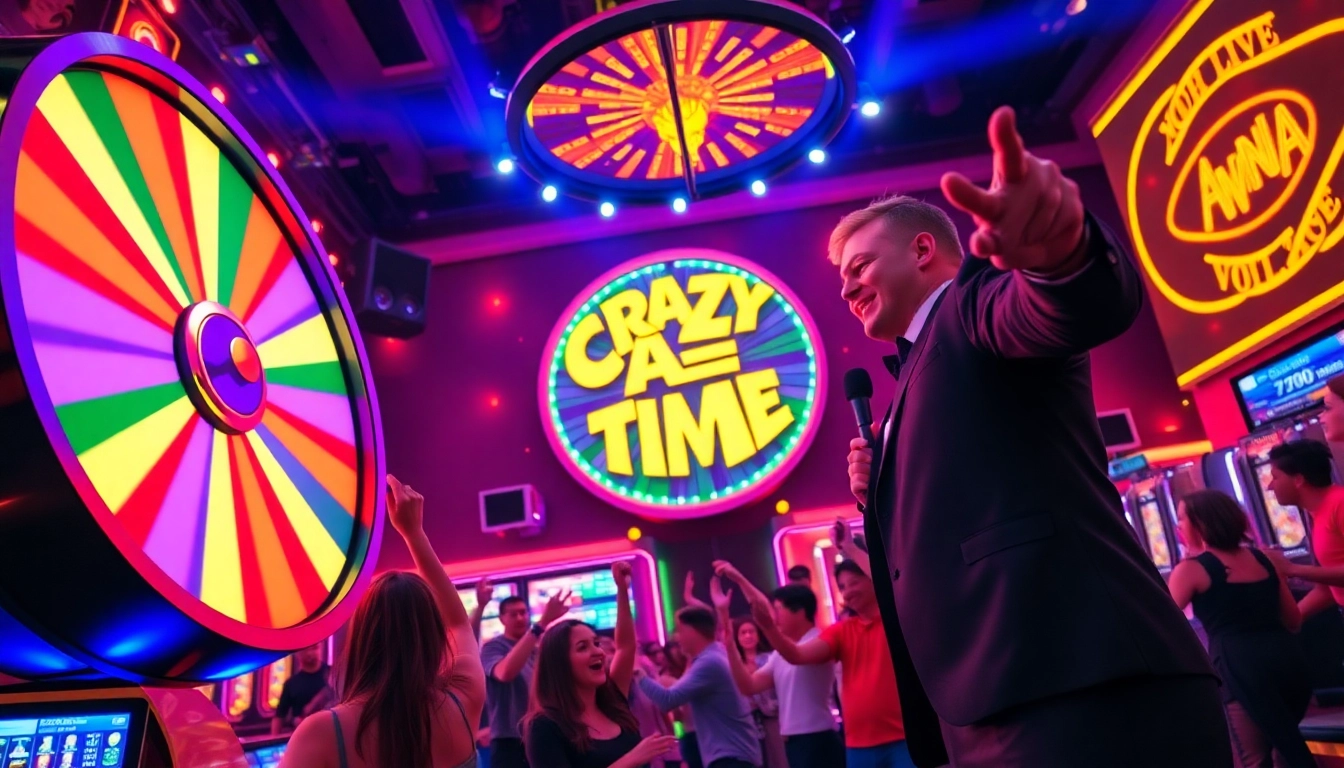 Experience rtp crazy time while watching the vibrant Crazy Time wheel spin in an engaging live casino setting.