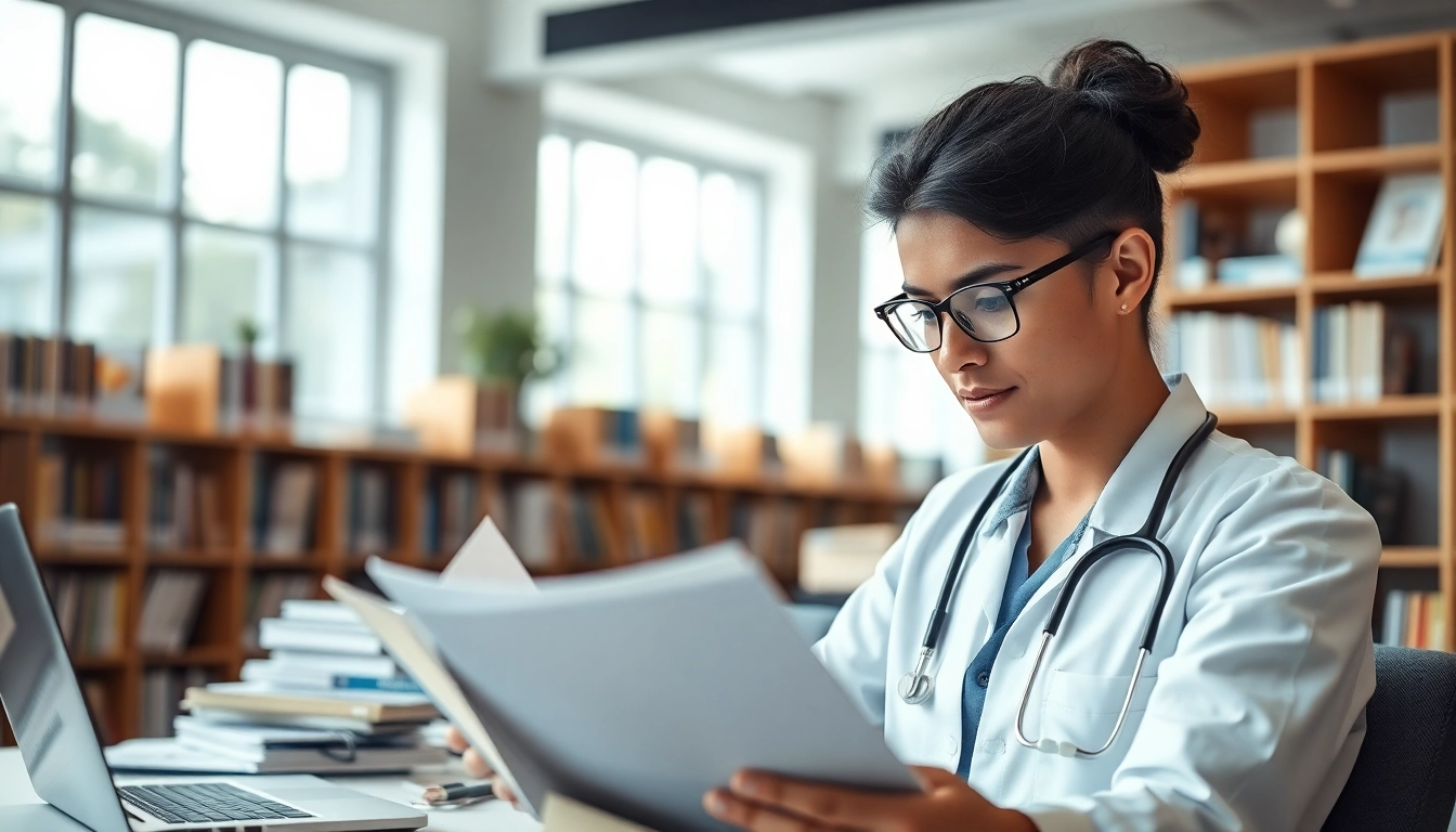 Medizinstudium ohne Aufnahmeprüfung: Engagierter Medizinstudent in einer modernen Lernumgebung.
