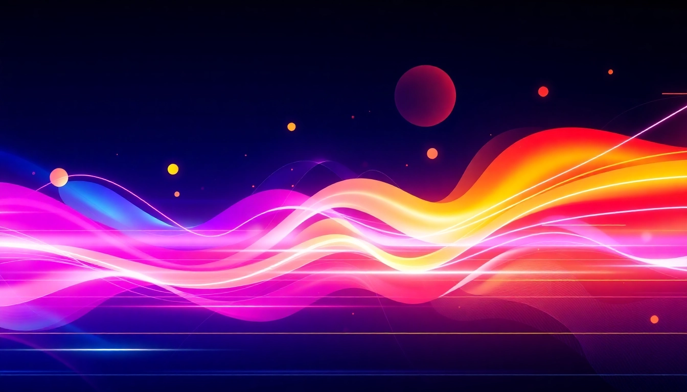 Illustration depicting dynamic WPS concepts in colorful abstract shapes.