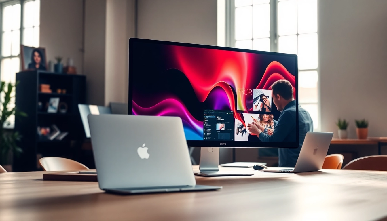 Buy Apple Pro Display XDR in a sleek workspace showcasing vibrant design details.
