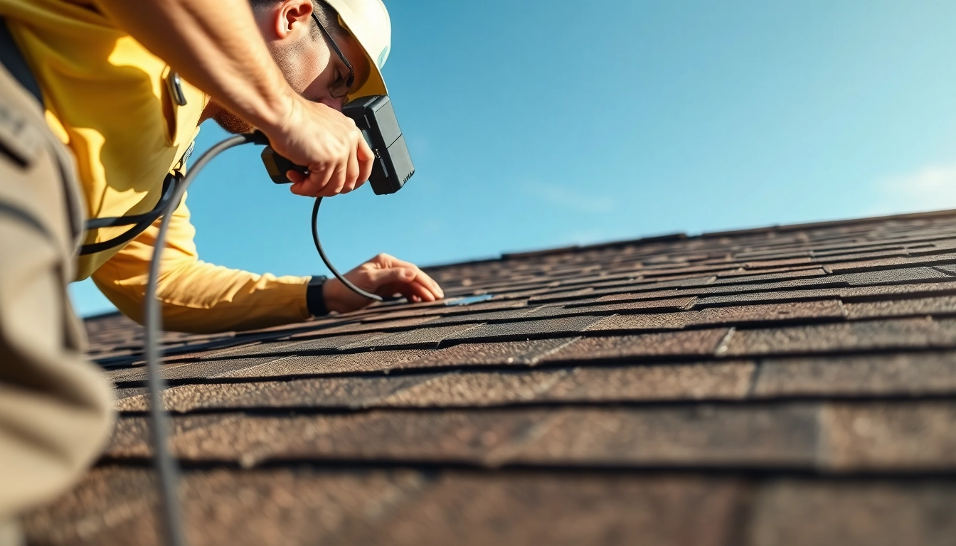 Performing a thorough roof inspection Austin to identify structural issues and maintenance needs.