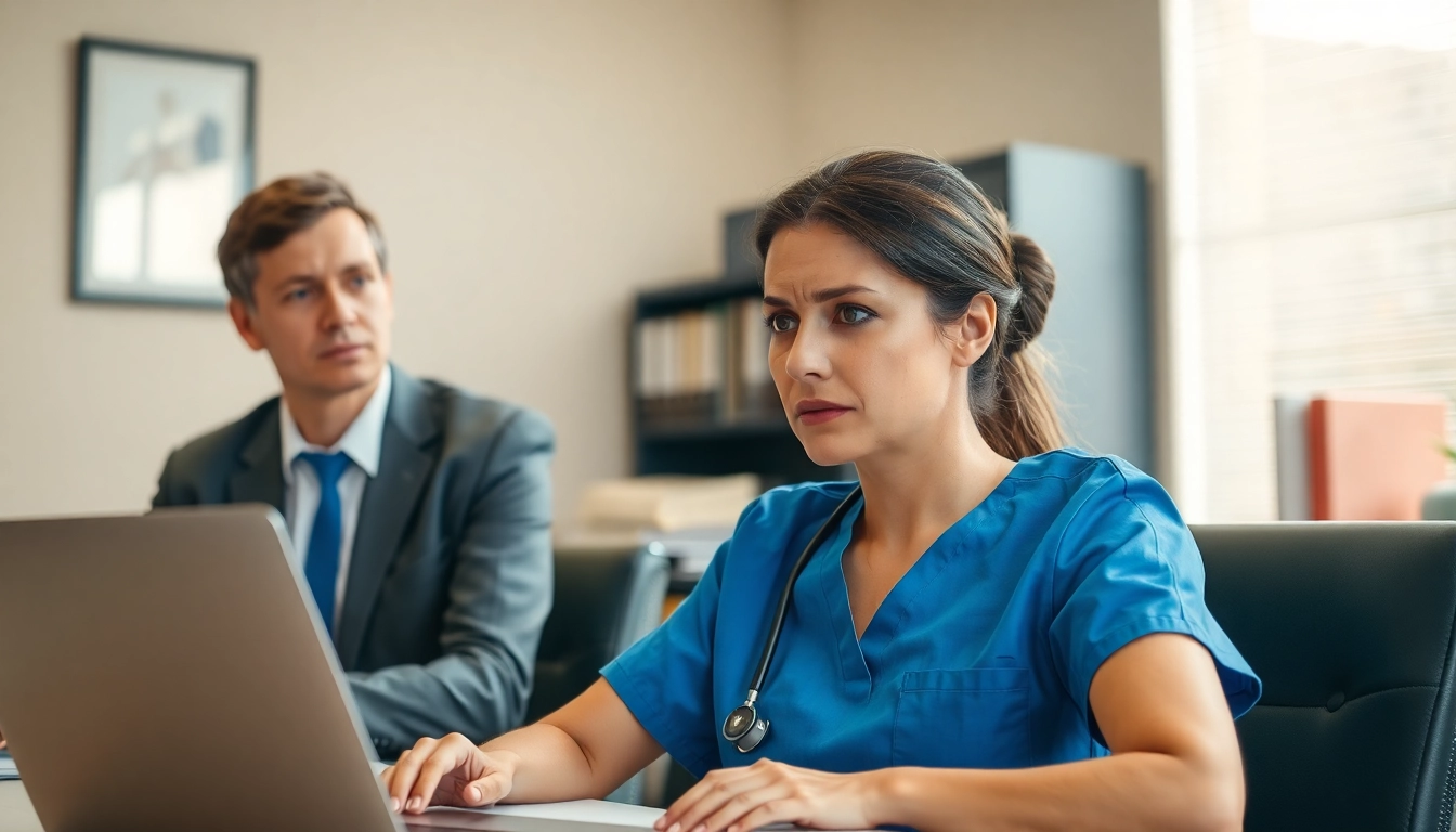 Addressing Problems with VDAP for Alabama Nurses during a legal consultation with an attorney.