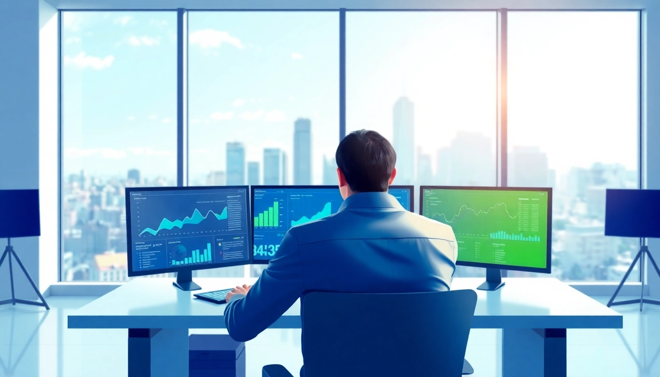 Analyze AI tools for competitor analysis in a modern business office setting.