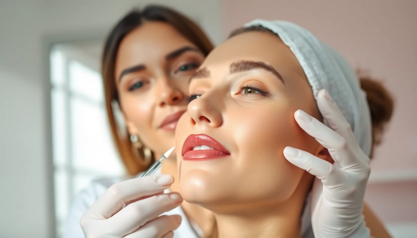 Revitalizing lips with the best lip filler in a serene clinic setting, showcasing expert aesthetic care.