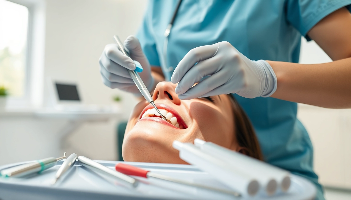 Effective dental cleanings in progress, highlighting a hygienist's care and professionalism
