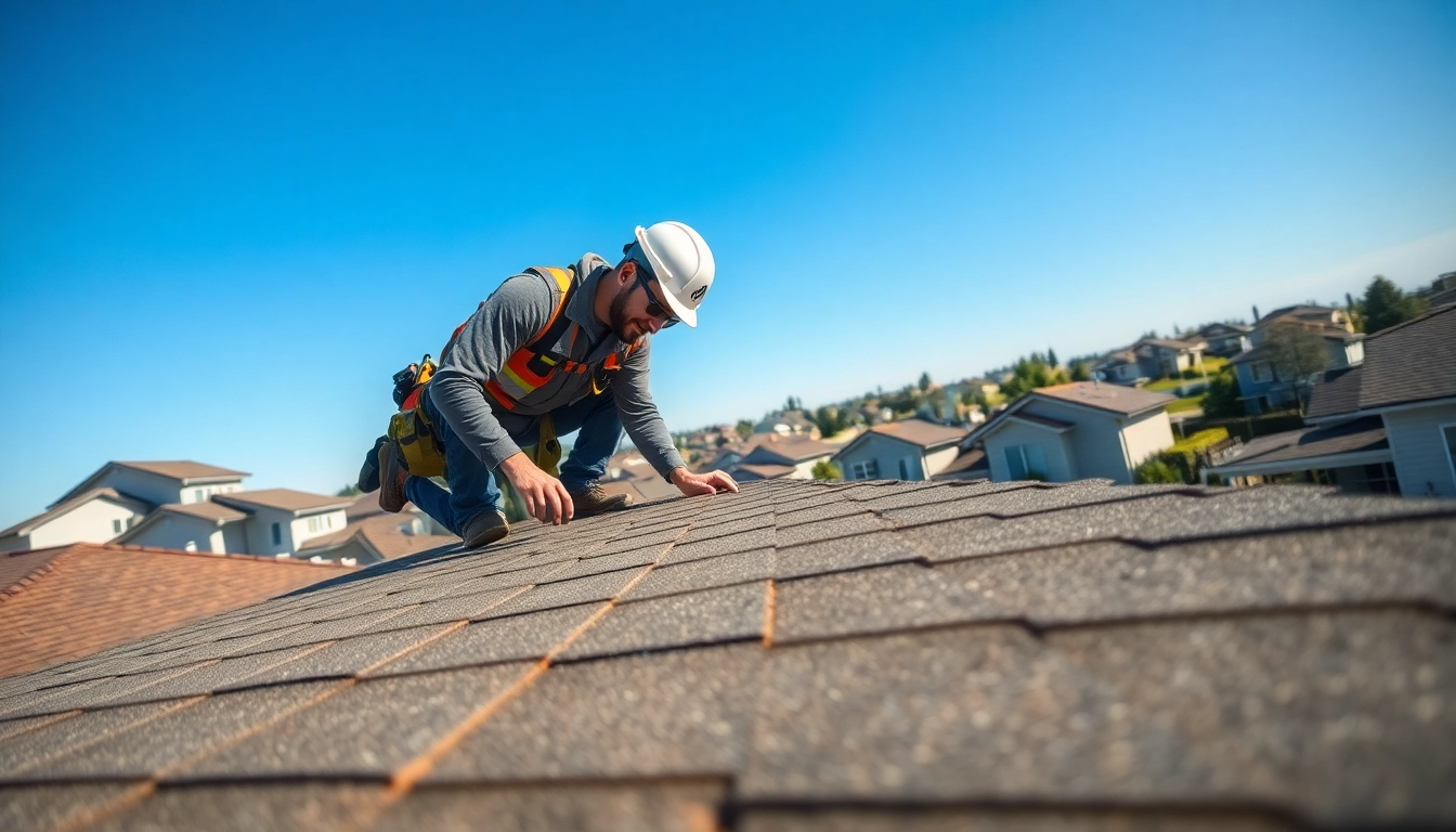 Inspecting Roofing Vancouver Wa for quality and safety by a professional roofer.