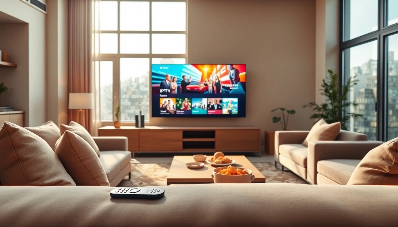 Compra IPTV y disfruta de espectaculares canales en un ambiente acogedor.